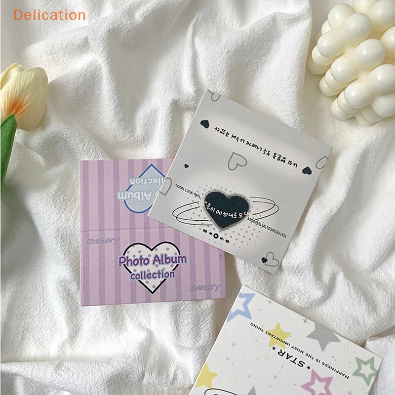 10 Túi thẻ giấy đựng thẻ ảnh ELEBUY 3 inch phong cách kawaii cho văn phòng