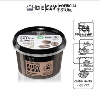 Tẩy da chết toàn thân đường đen + coffee - Nga an toàn [ Hàng Chính Hãng ]