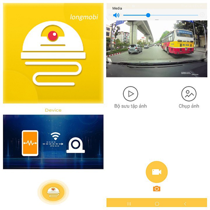 V2 WIFI Camera Hành Trình Màn Hình Android - XEM VIDEO TRÊN ĐIỆN THOẠI