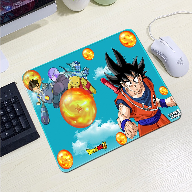 Tấm Lót Chuột Và Máy Tính Dày Dặn Họa Tiết Hoạt Hình Dragon Ball Dễ Thương