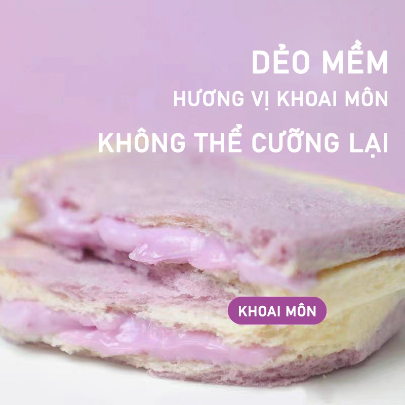 Bánh mì Sandwich kẹp kem khoai môn siêu ngon hot hit 468g - Đài Loan