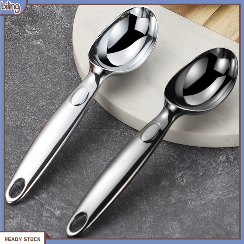 Muỗng Múc Kem Bằng Thép Không Gỉ Chống Đóng Băng Đa Năng Tiện Dụng
