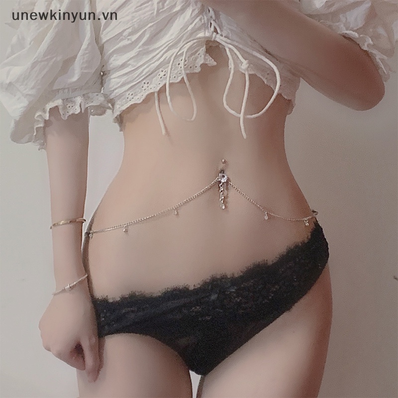Chuỗi Dây Đeo Hông Đính Đá Thời Trang Cho Nữ