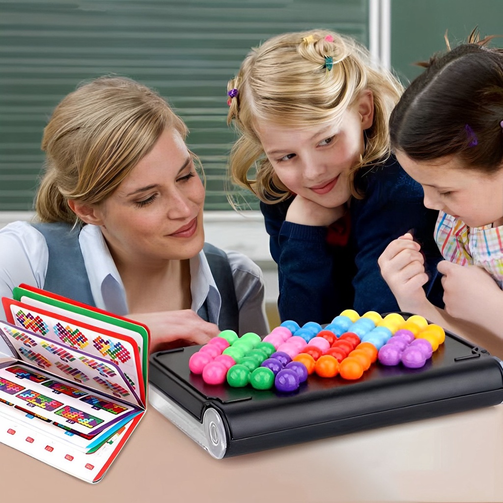 SMART GAMES IQ FIT IQ PUZZLER PRO INTELLIGENCE PYRAMID MAGIC BEAD CHILDREN MONTESSORI PUZZLE TOYS