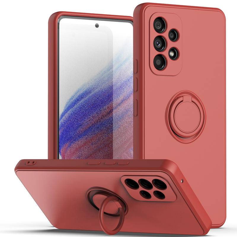 Ốp Điện Thoại Silicon Dẻo Kèm Giá Đỡ Nhẫn & Dây Đeo Cho Xiaomi Mi 11t 11x 11 Lite Pro Ultra 4G 5G NE 11i
