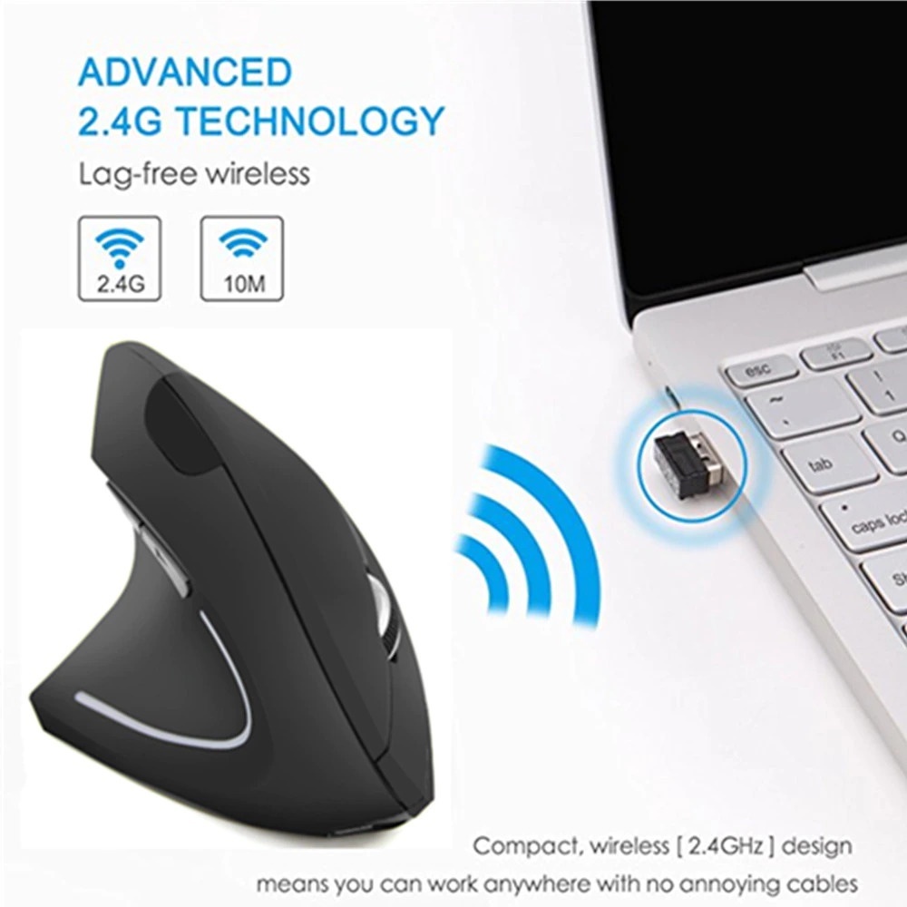 Chuột Quang Không Dây 2.4ghz Dùng Để Chơi game