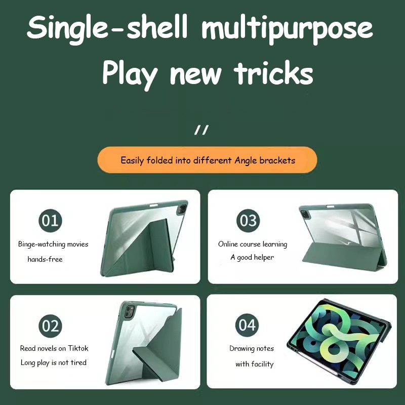 Ốp Máy Tính Bảng Bằng Nhựa acrylic Cho huawei matepad 10.4 2022 se 10.4 11.5 2023 air 11.5 11 pro 11 pro 10.8 10.4 t10s t10 se 10.1 Giá Đỡ