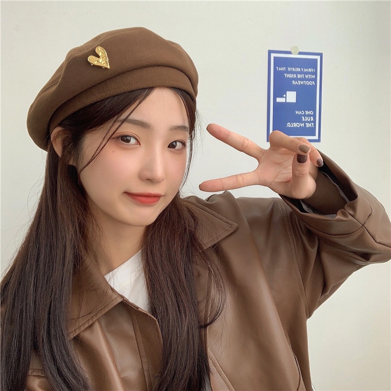 Nón Beret Họa Sĩ Thời Trang Hàn Quốc 2023 Cho Nữ