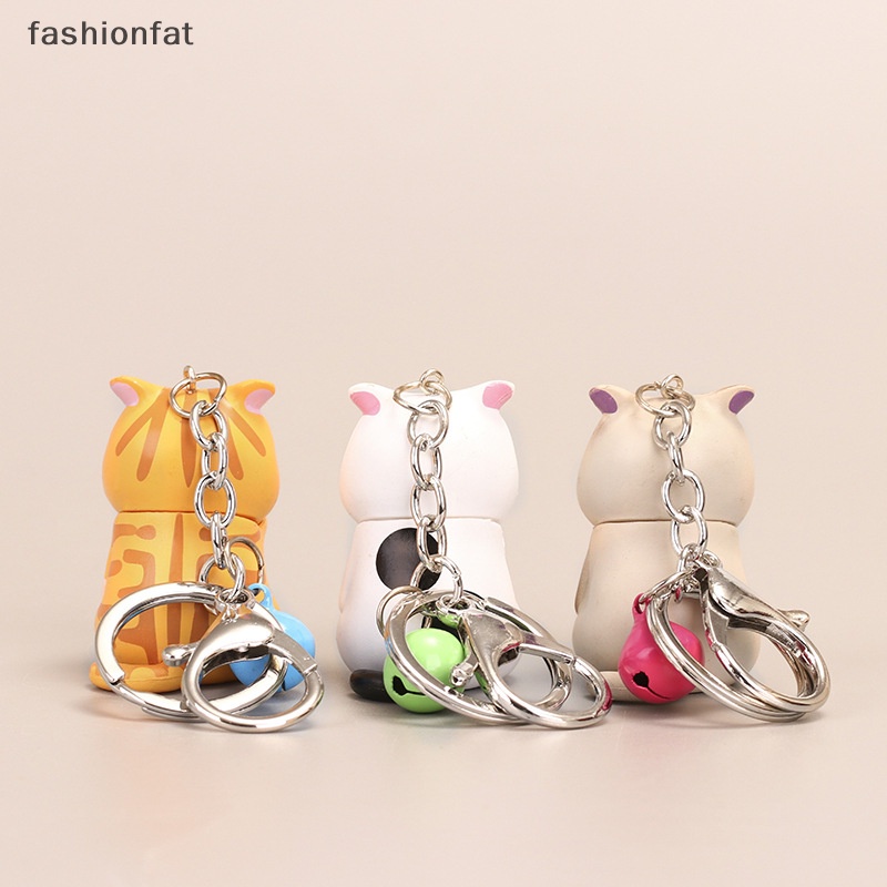 Móc Khóa Hình Mèo Chubby Dễ Thương