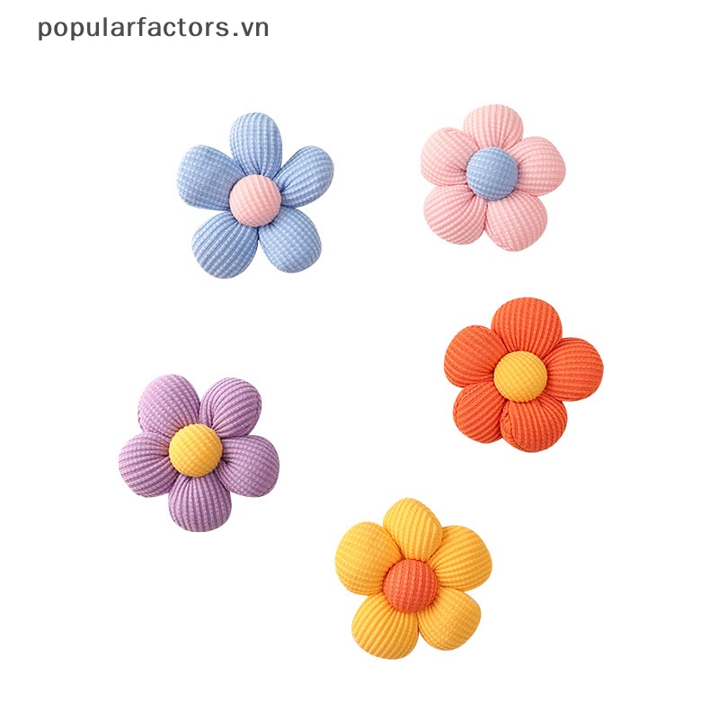 Miếng Đệm Hoa Handmade Dễ Thương Dùng Để Trang Trí Kẹp Tóc / Kẹp Tóc DIY