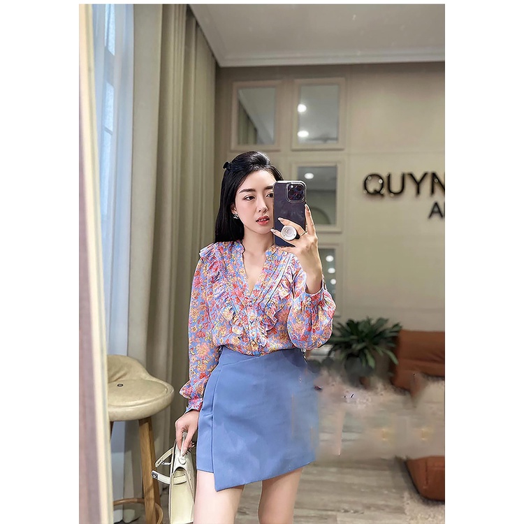 Áo Sơ Mi Dài Tay In Hoa Zara 23 Thời Trang Xuân Hè3026176 2999176