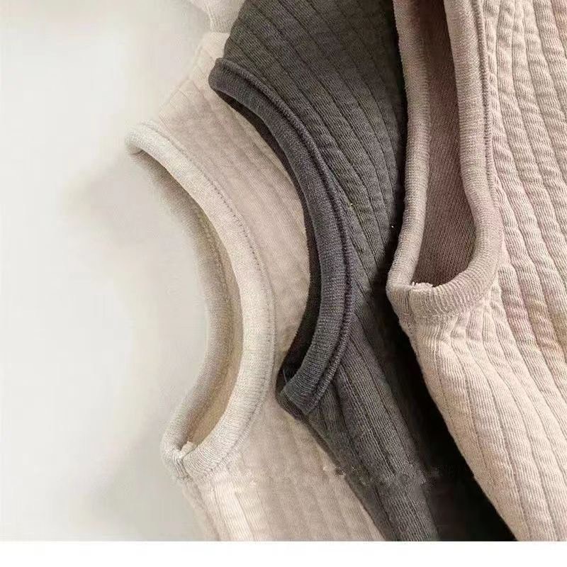 Áo Hoodie Không Tay Phong Cách Hàn Quốc Thời Trang Xuân Thu Dành Cho Bé