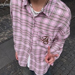 Áo sơ mi nam ca rô dài tay cổ bẻ thời trang