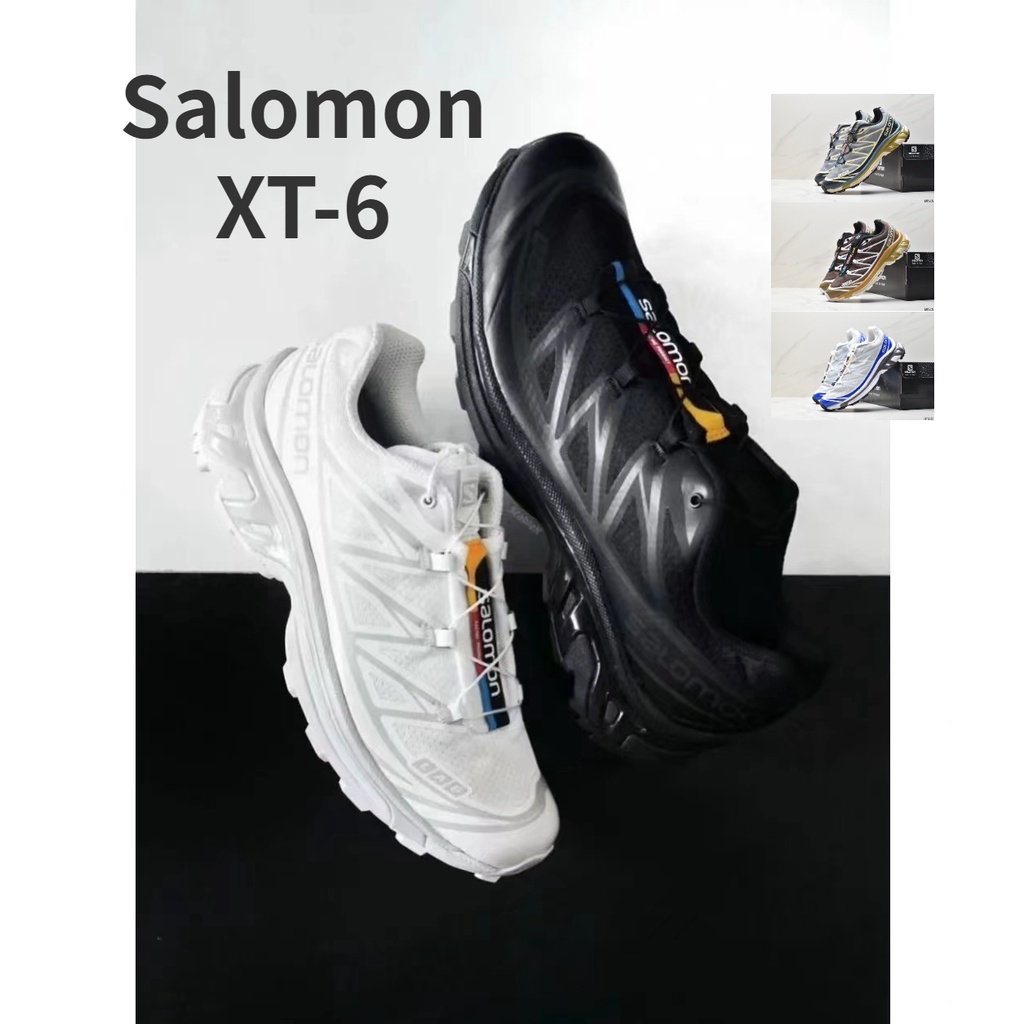 Salomon xt-6 adv yuan zu grey ngoài trời off-road chức năng retro đường ngoài trời xu hướng chuyên nghiệp đua xe thể thao thông thường giày chạy bộ rebound mới