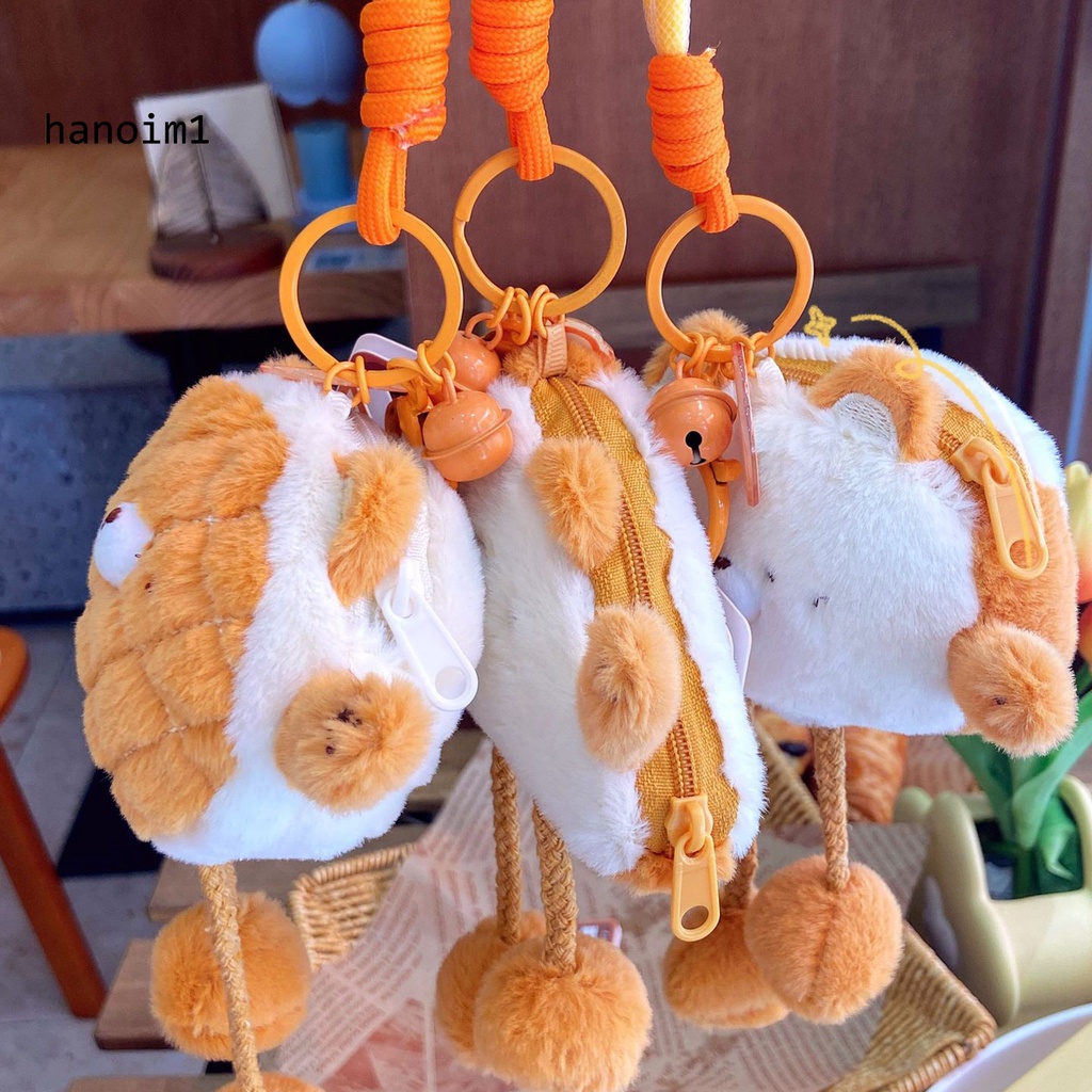 Ys1 dễ thương bread plush s purse cartoon sandwich toast bread doll mặt dây chuyền sang trọng thẻ chìa khóa sáng tạo người giữ son môi quà tặng sinh nhật cô gái