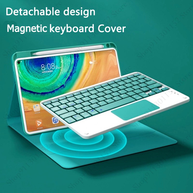 Bao da bàn phím clavier azerty cho xiaomi mi pad 4 pro bao da bàn phím cho xiaomi mi pad 4 pro bao da