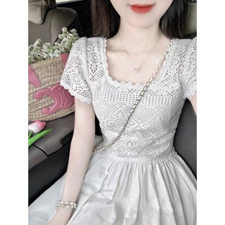 Đầm Chữ a Tay Ngắn Dáng Ôm Thời Trang Mùa Hè Hàng Mới Dành Cho Bạn Nữ