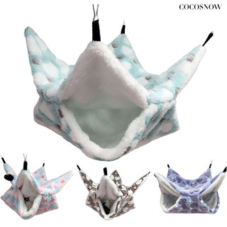 [cisi] Pet sugar glider hamster double-layer hammock treo túi sóc
