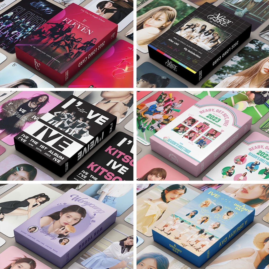 IVE Album A DREAMY DAY Photocard Jang Won Young  ELEVEN After Like & IVE Love Dive Lomo Card