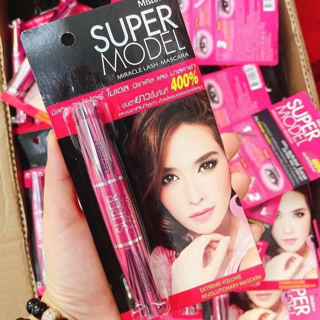 Mascara Mistine Super Model Dày Mi - Dài Mi Thái Lan🍄