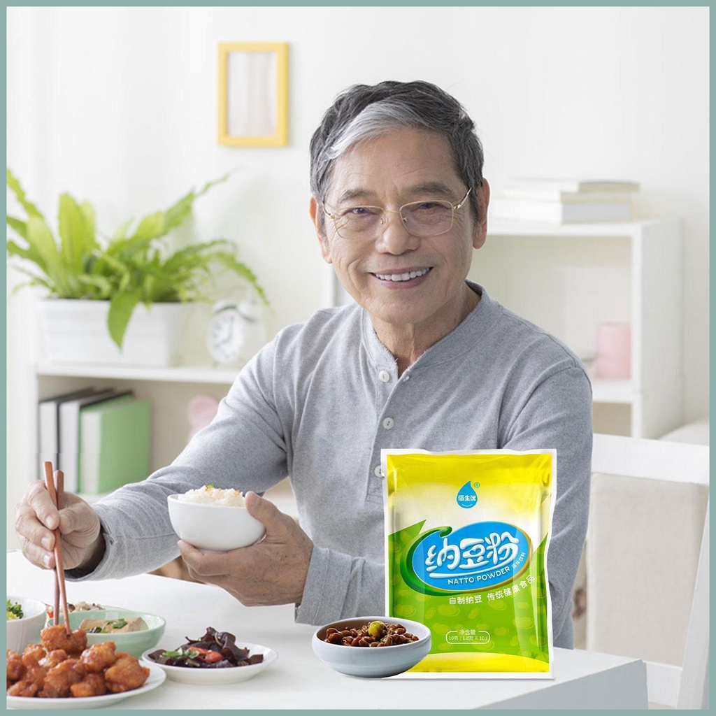 Bột lên men natto 0.35oz bột natto hữu cơ lên men nattokinase tự nhiên thực phẩm lên men khô đông lạnh yunvn