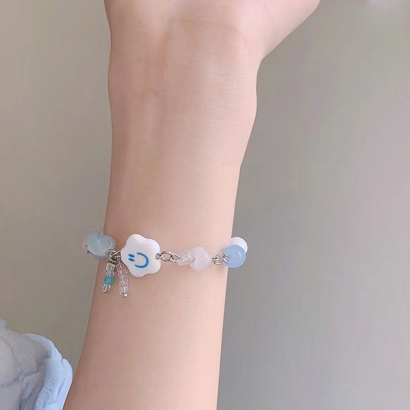 Vòng Tay Mặt Hình Đám Mây Nhiều Màu Sắc Thời Trang Cho Cặp Đôi Y2K OUYOUVN