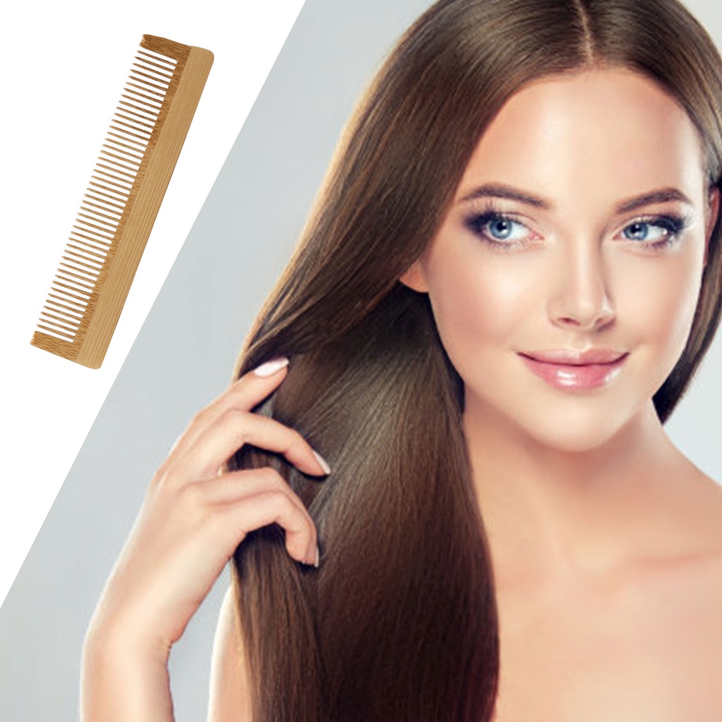 Vog 1 Lược Gỗ Tre Chải Tóc massage Chăm Sóc Tóc Làm Đẹp