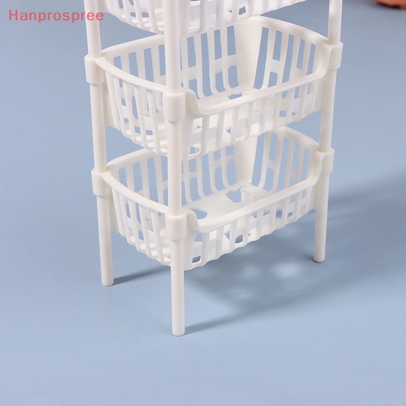 Hanprospree> 1/12 dollhouse mini food fruit storage giỏ búp bê nhà có thể xếp chồng lên nhau giỏ trang trí nhà búp bê phụ kiện tốt
