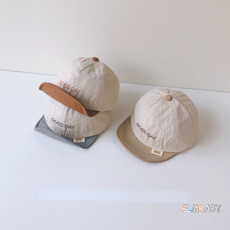 Mũ mùa hè cho bé chữ cái mũ mặt trời mũ bóng chày mũ bé trai mũ 3-24 tháng