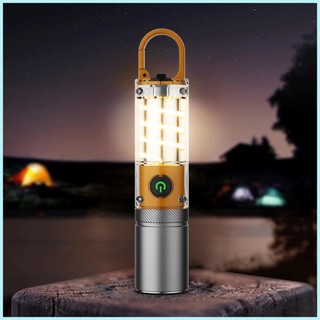 Đèn pin sạc 5 chế độ đèn pin có thể sạc lại lumen cao cho đi bộ đường dài cắm trại ngoài trời như hsgdyvn