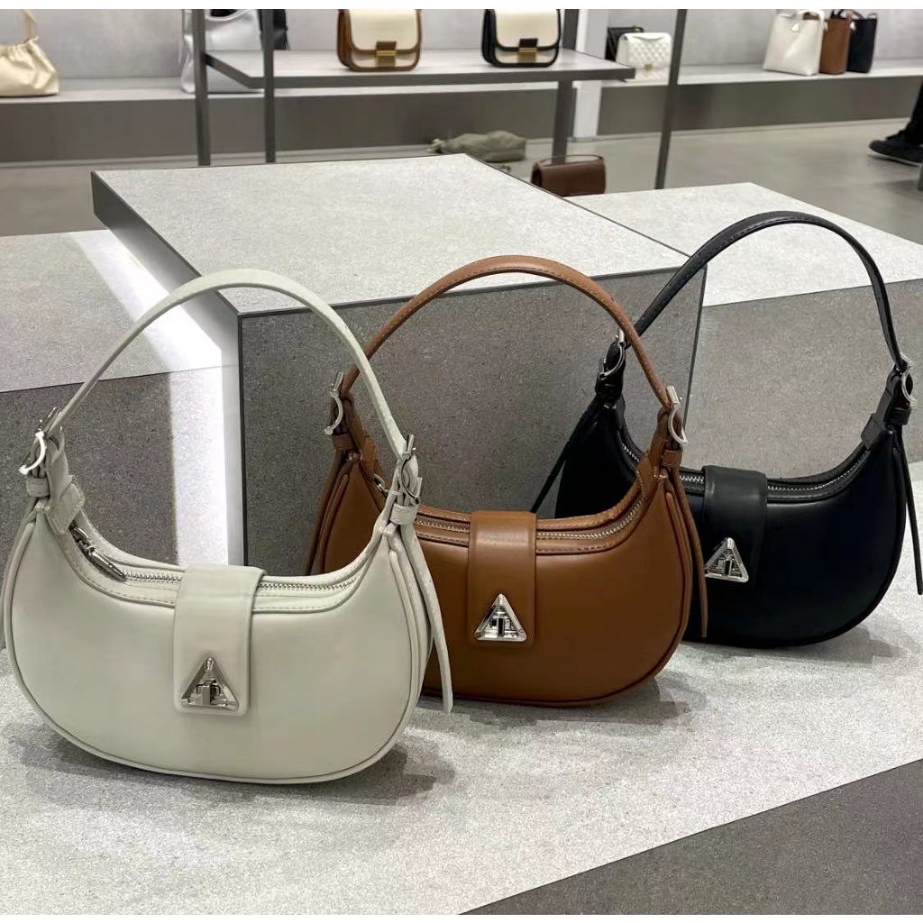 Cnk new 50271205 Túi dưới cánh tay nữ túi lưỡi liềm