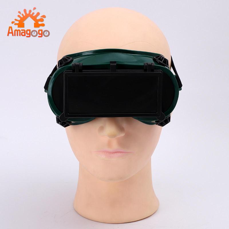 Kính hàn amagogo kính hàn chống lóa mắt kính bảo vệ lật lên kính an toàn hàn kính hàn công nghiệp kính hàn để hàn