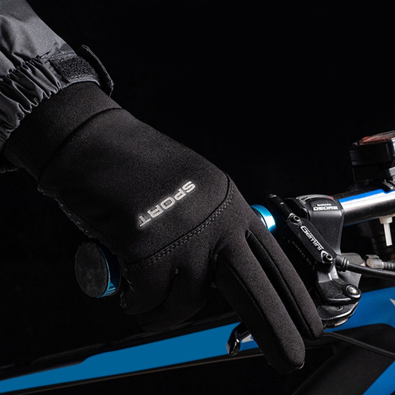 Người lớn mùa đông fullfinger găng tay đi xe đạp windproof găng tay đi xe đạp