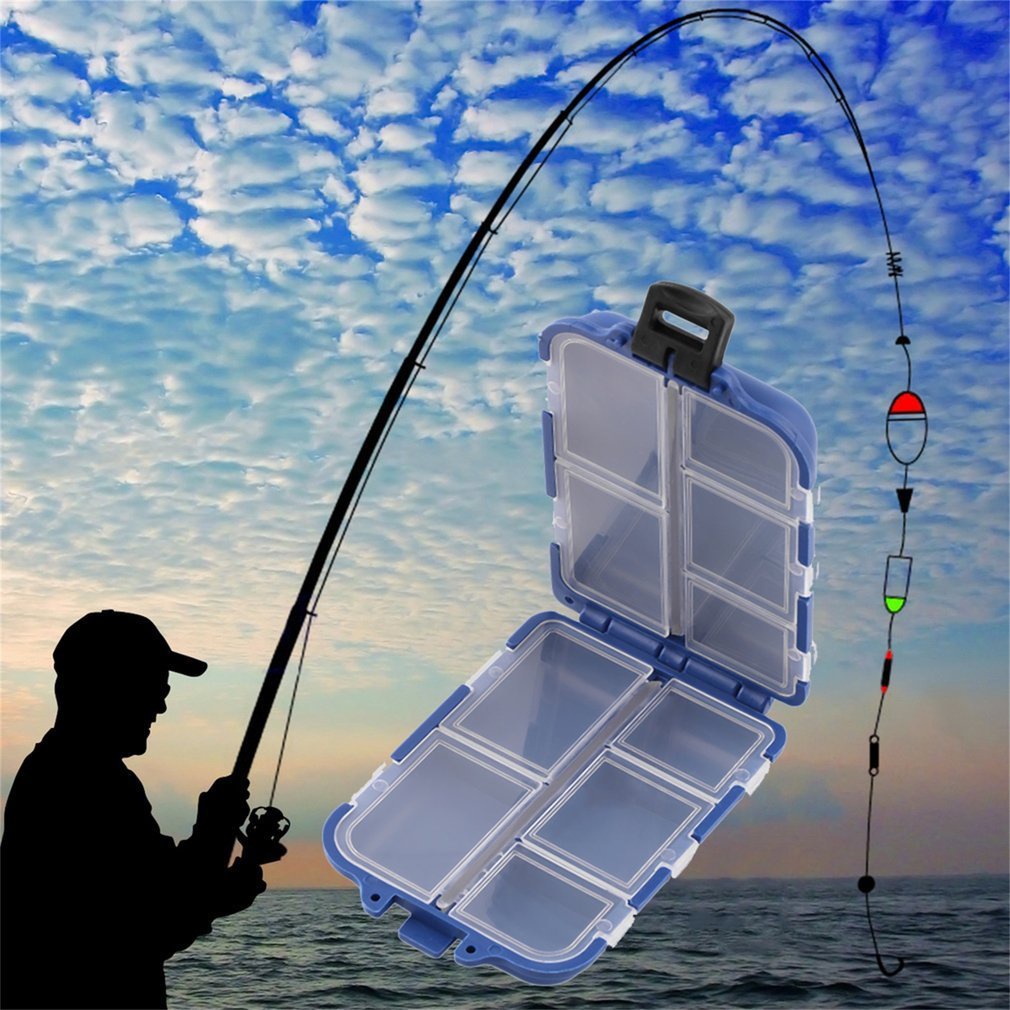 Fishing Tackle Accessory Storage Box Compartments Visible Fishing Lure Box