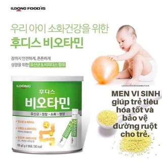 MEN VI SINH ILDONG HÀNG NỘI ĐỊA SỐ 1 TẠI HÀN QUỐC HỘP 100 GÓI