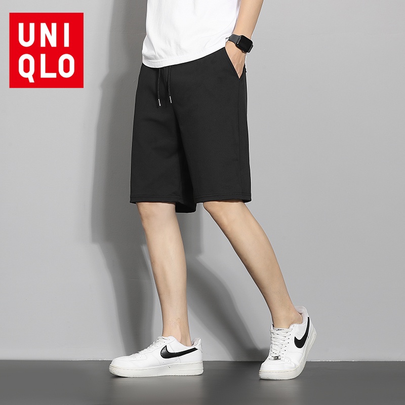 Uniqlo Quần Short Đi Biển Vải Lụa Lạnh Mỏng Thời Trang Mùa Hè 2023 Cho Nam Cỡ m-5xl