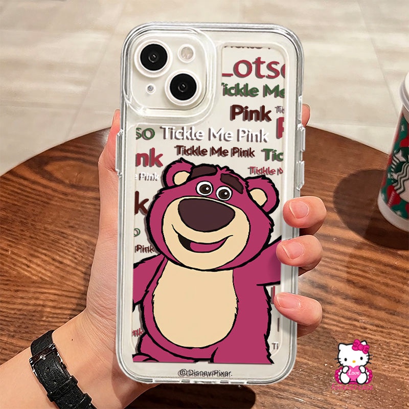 Đối với samsung a22 a12 a52 a33 a13 a11 a23 a51 a04s a52s a30s a50s a02 a03s a10 a73 a71 a72 a03 a32 a04 a53 a50 a20 a31 a21s a20s cartoon strawberry bear clear cute lotso soft case