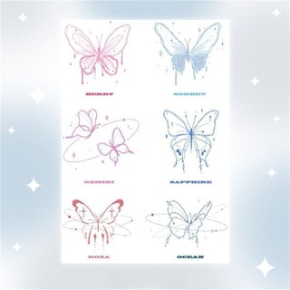 13styles hình xăm bướm đầy màu sắc sticker không thấm nước bền trong đầy màu sắc fairy girl hot girl dễ thương decal