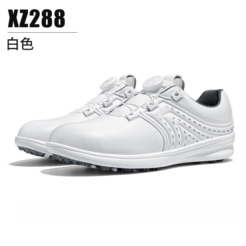 Pgm golf nữ giày thể thao không thấm nước giày thể thao chống trượt đế nổi nút quay phía trên giày golf nữ