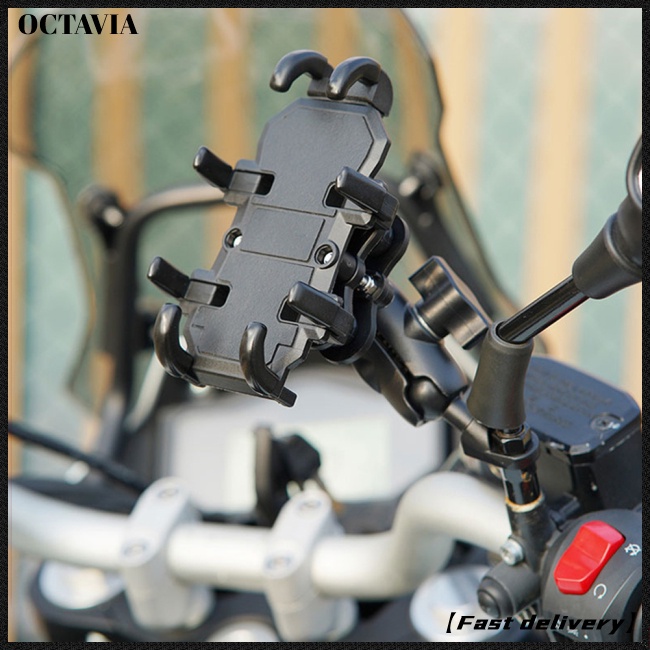 At xe máy giá đỡ điện thoại di động xe đạp giá đỡ định vị gps tay lái / giá đỡ gương bên