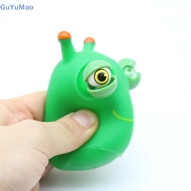 Vui nhộn eyeball burst bóp đồ chơi green eye caterpillar pinch đồ chơi người lớn trẻ em giảm căng thẳng thần tài đồ chơi sáng tạo deion toy prta
