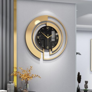 Phòng khách ánh sáng đồng hồ treo tường sang trọng đồng hồ thời trang đồng hồ trang trí nội thất mặt dây chuyền sảnh khách sạn treo tường đồng hồ trang trí
