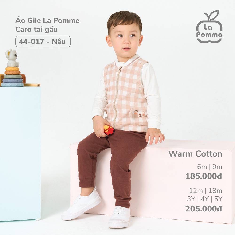 La Pomme - Áo Gile La Pomme Caro tai gấu - SS23