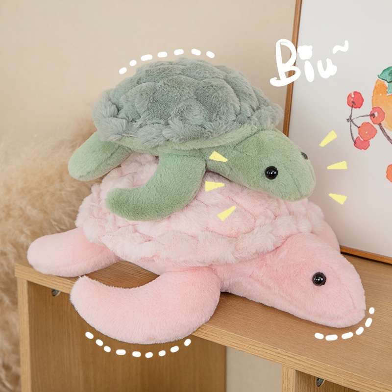 Rytanda Turtle plush toy Rùa gối búp bê rùa dễ thương sang trọng đầy động vật mô phỏng rùa gối đầy búp bê món quà sinh nhật cho trẻ em