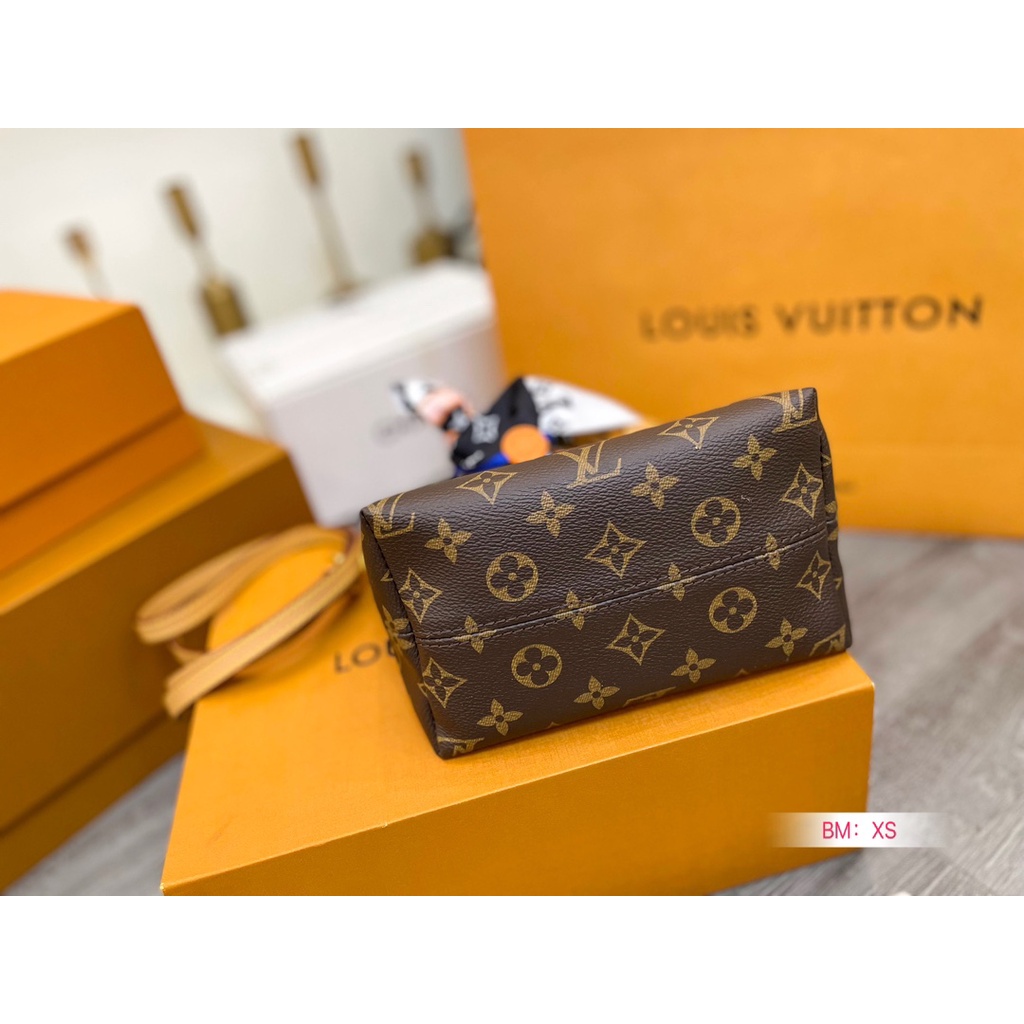 L-v 2023 new mini handbag women's classic all-matching da thật túi đeo chéo one-shoulder hợp thời trang