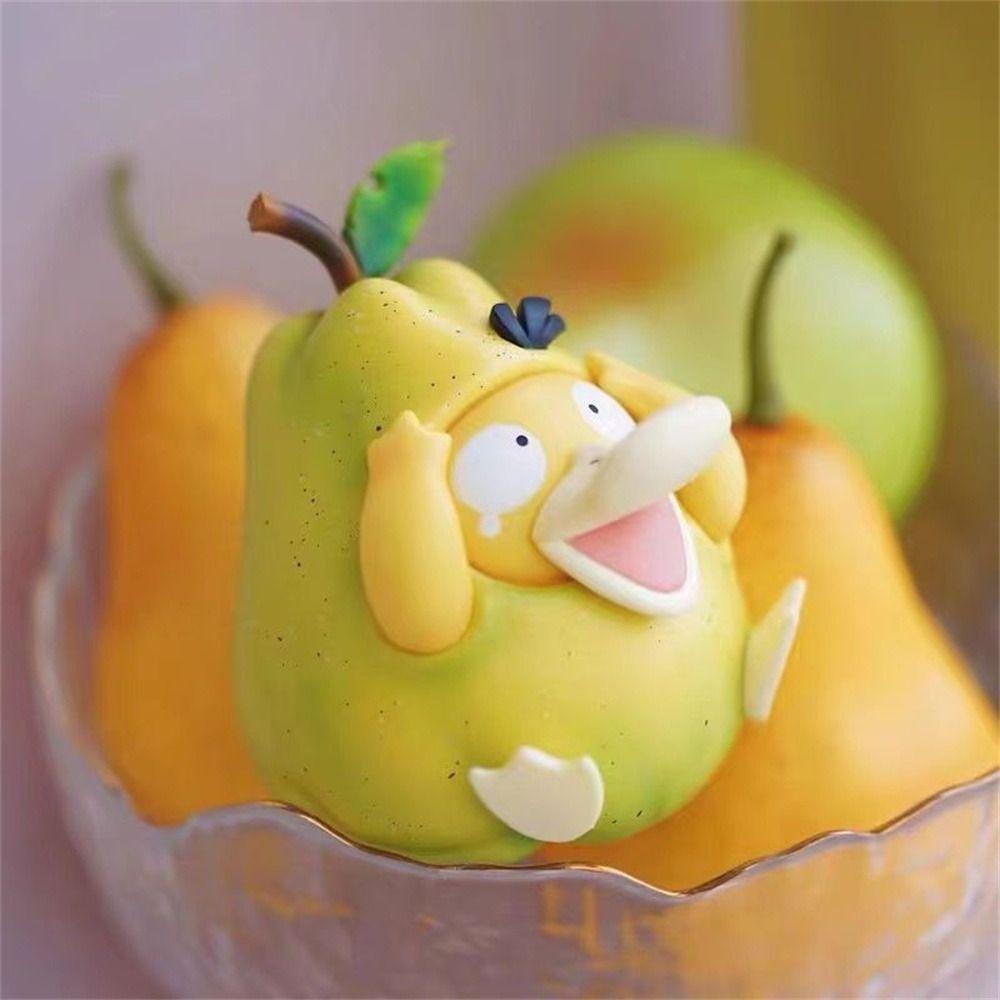 Đồ chơi mô hình MMULCK anime Psyduck quả lê bằng PVC 9cm dễ thương vui nhộn cho người hâm mộ sưu tập