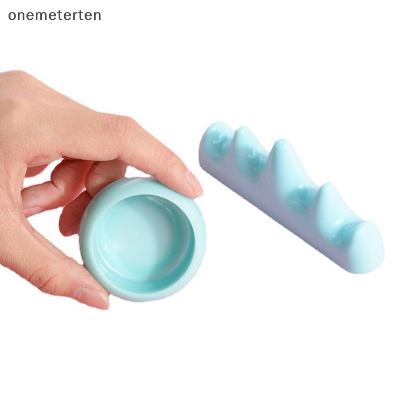 Rten nail art brush cleaner giá đỡ bằng nhựa uv acrylic gel pen pot cleanser cup rửa cốc giá đỡ bàn chải móng tay dụng cụ làm móng chuyên nghiệp n