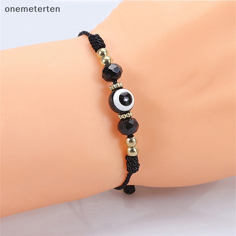 Rten thổ nhĩ kỳ lucky evil eye vòng tay cho phụ nữ làm bằng tay bện cườm nút dây vòng tay bên tình bạn cặp đôi trang sức may mắn n