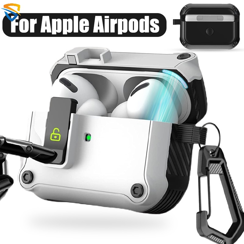 Vỏ Bảo Vệ Hộp Sạc Tai Nghe airpods 1st 2nd 3rd pro 2 Chống Rơi Chất Lượng Cao