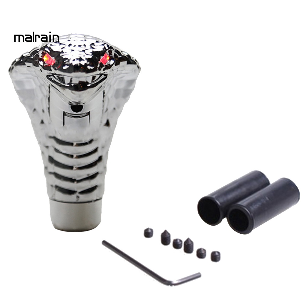 Tay Nắm Cần Số Xe Hơi Thiết Kế Rắn Hổ Mang Có Đèn LED